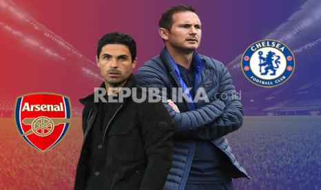 Final Piala FA Arsenal vs Chelsea, adu taktik Mikel Arteta dan Frank Lampard.