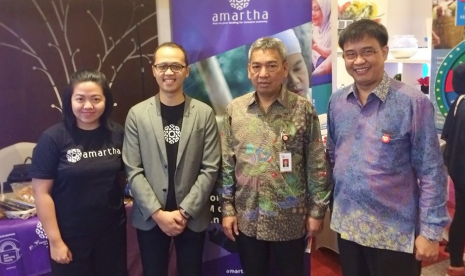 Fintech Amartha turut menyukseskan sosialisasi fintech bersama Otoritas Jasa Keuangan (OJK) di Manado pada ajang Fintech Day 2018, 8-9 Agustus.