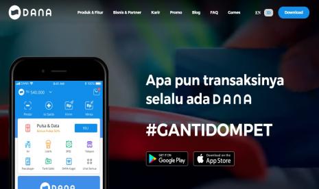 Fintech pembayaran, DANA. Pertumbuhan transaksi Kirim Uang DANA lampaui 300 persen. 