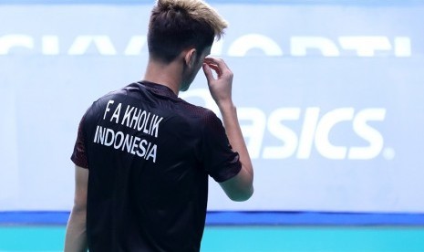 Firman Abdul Kholik langsung tumbang pada babak pertama bulu tangkis perorangan SEA Games 2019 saat berhadapan dengan Sitthikom Thammasin. 