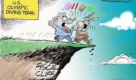 Fiscal Cliff - ilustrasi