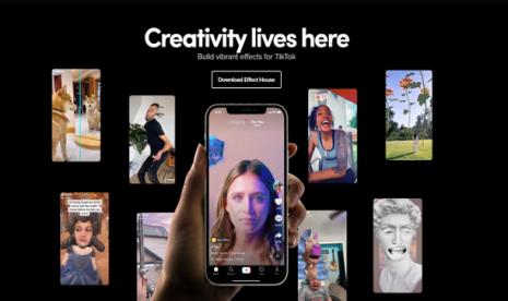 Fitur bernama Effect House ini bisa digunakan kreator untuk membuat efek kamera AR.