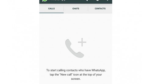 Fitur Voice Call pada WhatsApp