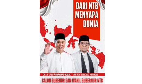 Flyer Kiai Zul bersama Lalu Muhammad Iqbal