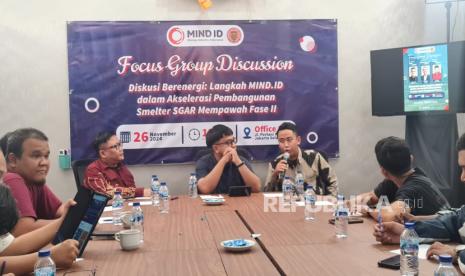 Focus Group Discussion (FGD) dengan tema Diskusi Energi: Langkah MIND ID dalam Akselerasi Pembangunan Semelter SGAR Mempawah Fase II di Jakarta.