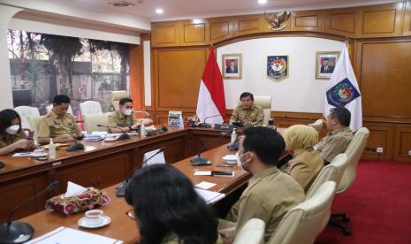 Focus Group Discussion (FGD) Optimalisasi Tugas dan Fungsi Pemerintah Provinsi Papua Barat dalam Mewujudkan Pelayanan Informasi Publik yang Berkualitas sesuai Undang-Undang (UU) Nomor 14 Tahun 2008 tentang Keterbukaan Informasi Publik yang berlangsung secara virtual, Selasa (14/6/2022).