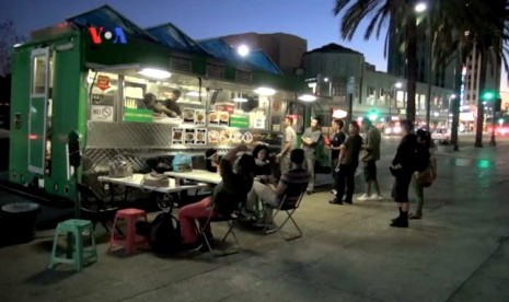 Food truck halal di Los Angeles