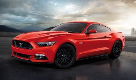 Ford Mustang. ILustrasi