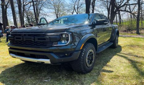 Ford Ranger Raptor terlihat di acara Ford di Michigan, AS, 5 Mei 2023.