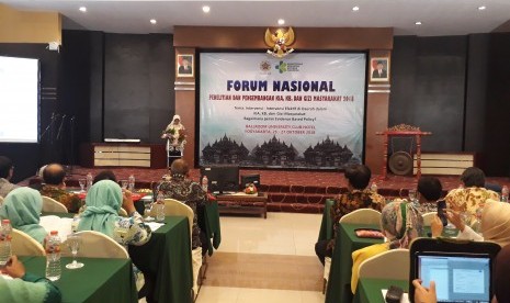 Forum Nasional Penelitian dan Pengembangan Kesehatan Ibu dan Anak (KIA), Keluarga Berencana (KB) dan Gizi Masyarakat 2018.