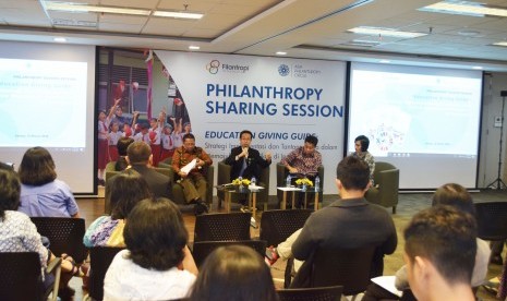 forum Philanthropy Indonesia Sharing Session yang diinisiasi oleh Filantropi Indonesia dan Asia Philanthropy Circle (selasa, 13 Maret 2018) bertempat di Plaza Kuningan,  