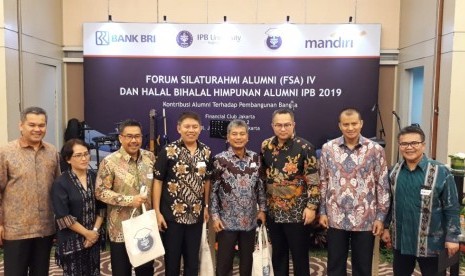 Forum Silaturahmi Alumni (FSA) IV dan Halal Bihalal  DPP Himpunan Alumni (HA) IPB di Jakarta, Jumat (19/7).