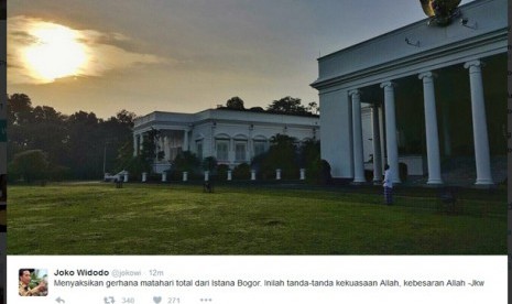 Foto di akun @Jokowi