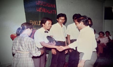 Foto Presiden Joko Widodo (Jokowi) saat mengenyam pendidikan di Fakultas Kehutanan, UGM.