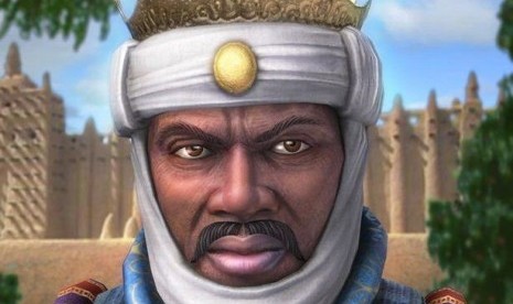 Foto lukisan impresi Mansa Musa I