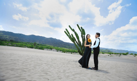 Foto pre-wedding di Gumuk Pasir.