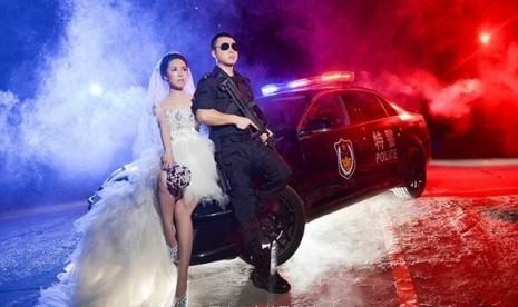 Foto Pre-Wedding unik di Tiongkokg