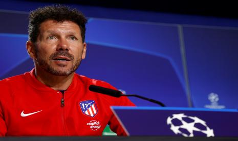 Pelatih Atletico Madrid, Diego Simeone.