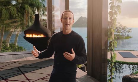 Metaverse membuat Mark Zuckerberg duduki posisi ke-20 orang terkaya dunia.