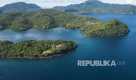 Foto udara pulau Weh, Sabang