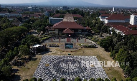 Foto udara Lapangan Pancasila, UGM Yogyakarta. (ilustrasi)