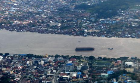 Hujan lebat guyur Samarinda hingga sebabkan banjir. Ilustrasi lanskap Kota Samarinda 