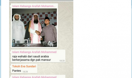 Foto yang Ustaz Yusuf Mansur yang beredar di media sosial