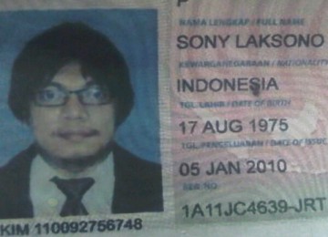 Foto sosok mirip Gayus Tambunan yang bernama Sony Laksono