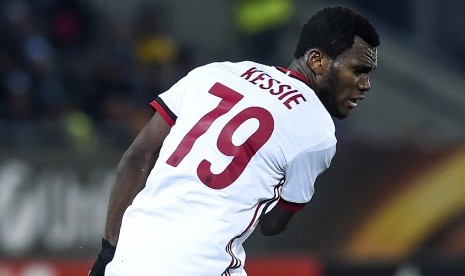 Gelandang AC Milan Franck Kessie.