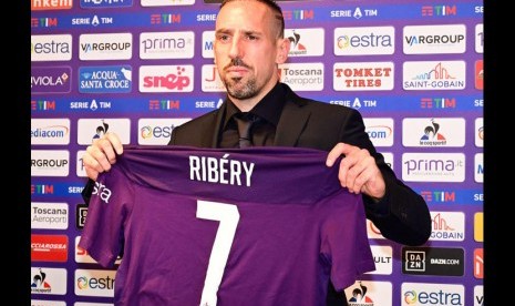 Franck Ribery berkomitmen bela Fiorentina.