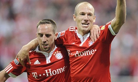 Franck Ribery dan Arjen Robben.