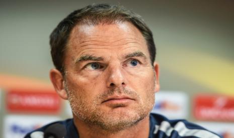 Pelatih timnas Belanda, Frank de Boer.