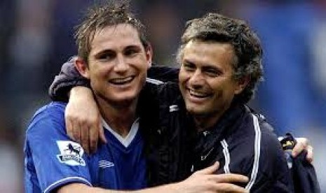 frank lampard bersama jose mourinho