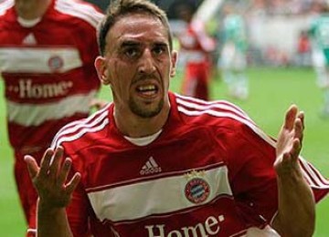 Frank Ribery, salah seorang pemain Muslim yang tampil di Bundesliga Jerman.