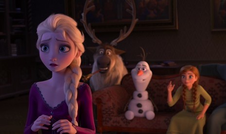 Frozen II menjadi salah satu film animasi garapan Walt DIsney Animation Studios berpenghasilan tinggi (ilustrasi).