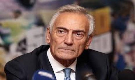 Presiden FIGC Gabriele Gravina