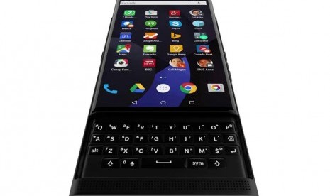 Gambar bocoran diduga BlackBerry Venice. Ilustrasi