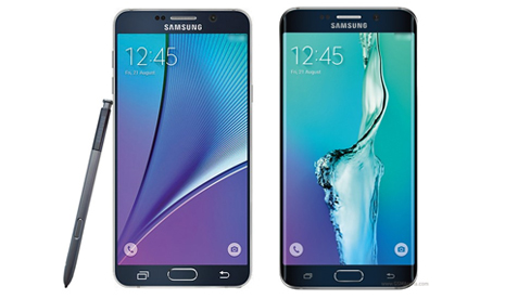 Gambar bocoran Samsung Galaxy Note 5 dan Galaxy 6 Edge Plus.