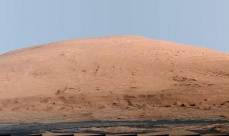 Gambar pegunungan di Mars yang diambil oleh Mastcam 