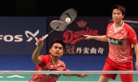 Ganda campuran Tontowi Ahmad/Liliyana Natsir.