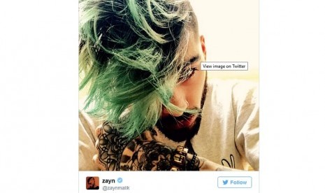 Gaya rambut baru Zayn Malik 