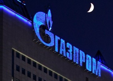 Gazprom, perusahaan energi negara Rusia.