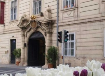 Gedung Akademi Diplomatik Wina (Diplomatische Akademie Wien/DA Wien) di Austria.