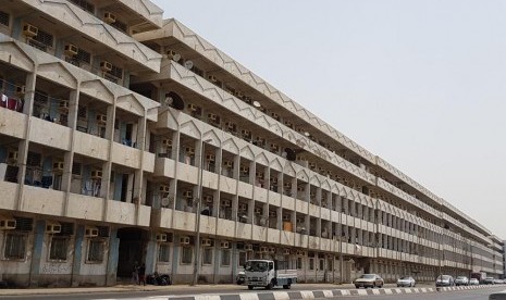 Gedung bekas penampungan haji di kawasan Naseem, Jeddah