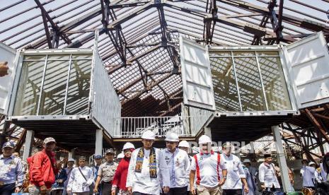 Gedung cagar budaya bekas tempat pelelangan dan pasar ikan di Kelurahan Penjaringan, Jakarta Utara.