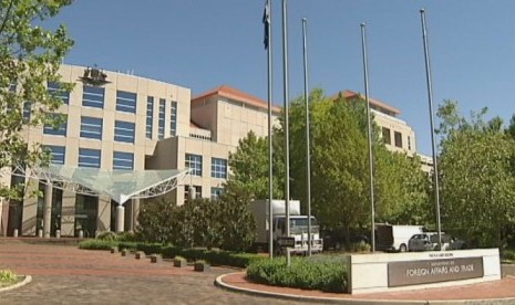 Gedung Departemen Luar Negeri dan Perdagangan Australia (DFAT) di Canberra.