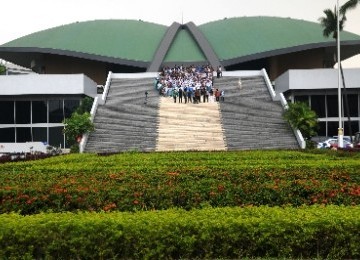 Gedung DPR RI, di Senayan, Jakarta.