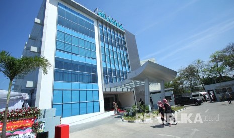 Gedung Elcorps Building, di kawasan Cigondewah, Kota Bandung, Kamis (18/7).