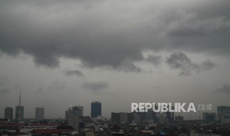 Gedung-gedung di sudut kota Jakarta.