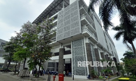 Gedung Japan International Corporation and Agency (JICA) yang diresmikan Menteri Riset Teknologi dan Pendidikan Tinggi (Menristekdikti) di Kampus ITB Ganesha, Kota Bandung, Senin (29/8). 